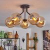 GASTOR Ceiling Light - glass Amber, 5-light sources