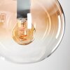 GASTOR Pendant Light - glass Amber, clear, 1-light source