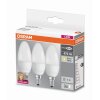 Osram LED E14 5,7 Watt 2700 Kelvin 470 Lumen Set of 3