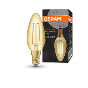 OSRAM Vintage 1906® LED E14 2.5 Watt 2400 Kelvin 220 Lumen
