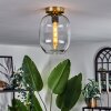 APEDO Ceiling Light - glass brass, 1-light source