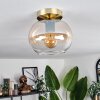 APEDO Ceiling Light - glass brass, 1-light source