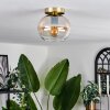 APEDO Ceiling Light - glass brass, 1-light source