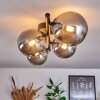 CHEHALIS Ceiling Light - glass Smoke-coloured, 4-light sources