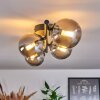 CHEHALIS Ceiling Light - glass Smoke-coloured, 4-light sources