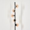 REMAISNIL Floor Lamp - glass black, 5-light sources
