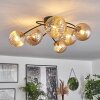 CHEHALIS Ceiling Light - glass gold, black, 6-light sources