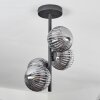 CHEHALIS Ceiling Light - glass Smoke-coloured, 4-light sources