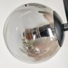 REMAISNIL Floor Lamp - glass black, 3-light sources