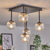 CHEHALIS Ceiling Light - glass clear, 5-light sources