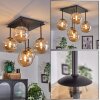 CHEHALIS Ceiling Light - glass Amber, 5-light sources