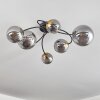 CHEHALIS Ceiling Light - glass gold, black, 6-light sources