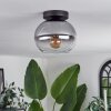 APEDO Ceiling Light - glass clear, Smoke-coloured, 1-light source