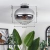 APEDO Ceiling Light - glass clear, Smoke-coloured, 1-light source