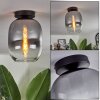 APEDO Ceiling Light - glass clear, Smoke-coloured, 1-light source