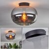 APEDO Ceiling Light - glass Smoke-coloured, 1-light source