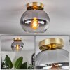 APEDO Ceiling Light - glass brass, 1-light source
