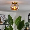 APEDO Ceiling Light - glass brass, 1-light source