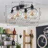 KOYOTO Ceiling Light - glass clear, 4-light sources