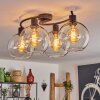 KOYOTO Ceiling Light - glass clear, 4-light sources