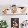 CHEHALIS Ceiling Light - glass Amber, 4-light sources