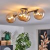 CHEHALIS Ceiling Light - glass Amber, 4-light sources
