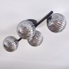 CHEHALIS Ceiling Light - glass Smoke-coloured, 4-light sources