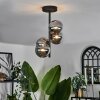 CHEHALIS Ceiling Light - glass Smoke-coloured, 4-light sources