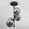 CHEHALIS Ceiling Light - glass Smoke-coloured, 4-light sources
