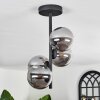 CHEHALIS Ceiling Light - glass Smoke-coloured, 4-light sources