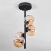 CHEHALIS Ceiling Light - glass Smoke-coloured, 4-light sources