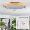 SOFO Ceiling Light LED white, 1-light source, Remote control