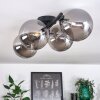 CHEHALIS Ceiling Light - glass Smoke-coloured, 4-light sources