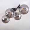 CHEHALIS Ceiling Light - glass Smoke-coloured, 4-light sources