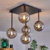 CHEHALIS Ceiling Light - glass gold, black, 5-light sources