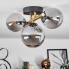 CHEHALIS Ceiling Light - glass gold, black, 3-light sources