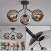 KOYOTO Ceiling Light - glass chrome, Smoke-coloured, 3-light sources
