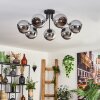 KOYOTO Ceiling Light - glass chrome, Smoke-coloured, 7-light sources