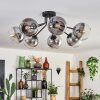 KOYOTO Ceiling Light - glass clear, Smoke-coloured, 7-light sources