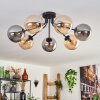 GASTOR Ceiling Light - glass Amber, Smoke-coloured, 7-light sources