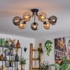 GASTOR Ceiling Light - glass Amber, Smoke-coloured, 7-light sources