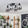 KOYOTO Ceiling Light - glass chrome, Smoke-coloured, 4-light sources