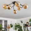CHEHALIS Ceiling Light - glass gold, black, 6-light sources