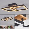 BEALO Ceiling Light LED brown, Wood like finish, 1-light source