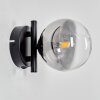 CHEHALIS Wall Light - glass clear, Smoke-coloured, 1-light source