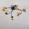 CHEHALIS Ceiling Light - glass Amber, 6-light sources