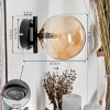 CHEHALIS Wall Light - glass Amber, 1-light source