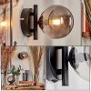 CHEHALIS Wall Light - glass Smoke-coloured, 1-light source