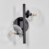 CHEHALIS Wall Light - glass clear, 2-light sources
