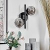 CHEHALIS Wall Light - glass Smoke-coloured, 2-light sources